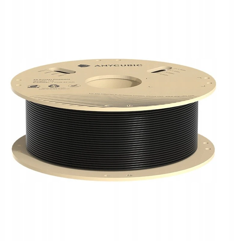 PLA Anycubic 1 KG Filament juodos spalvos