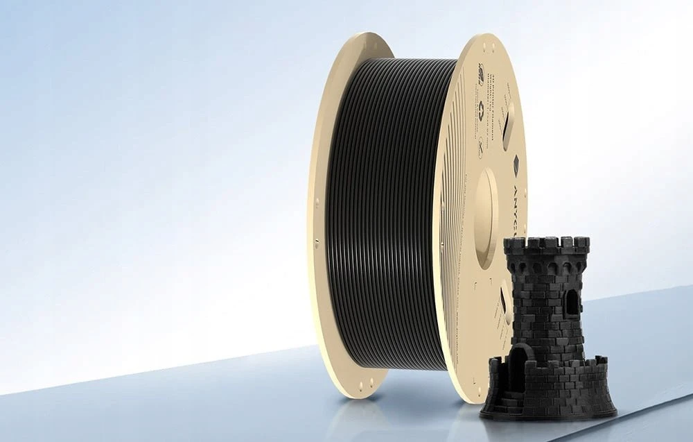 PLA Anycubic 1 KG Filament juodos spalvos
