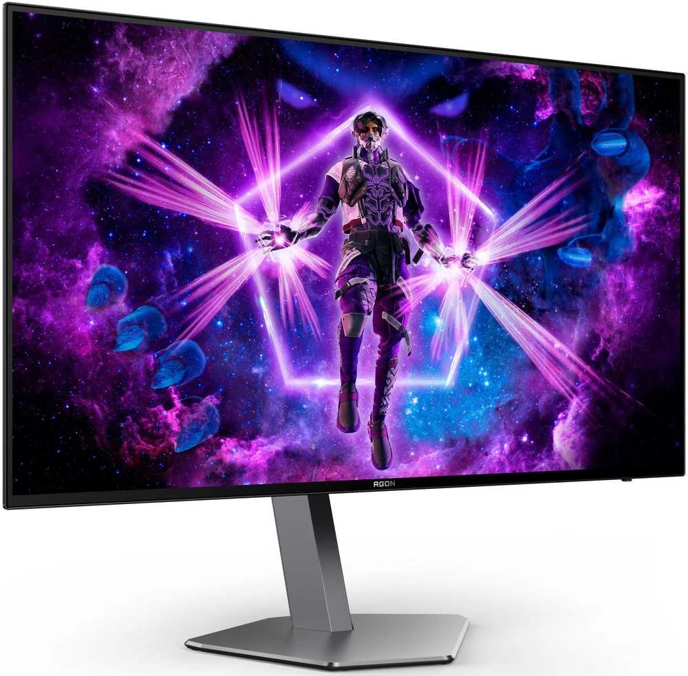 Monitorius AOC AG276UZD 27 colių QD - OLED UHD 240Hz 0.03ms HDMI2.1x2 DP2.1 USB3.2x2 Garsiakalbiai Pivot