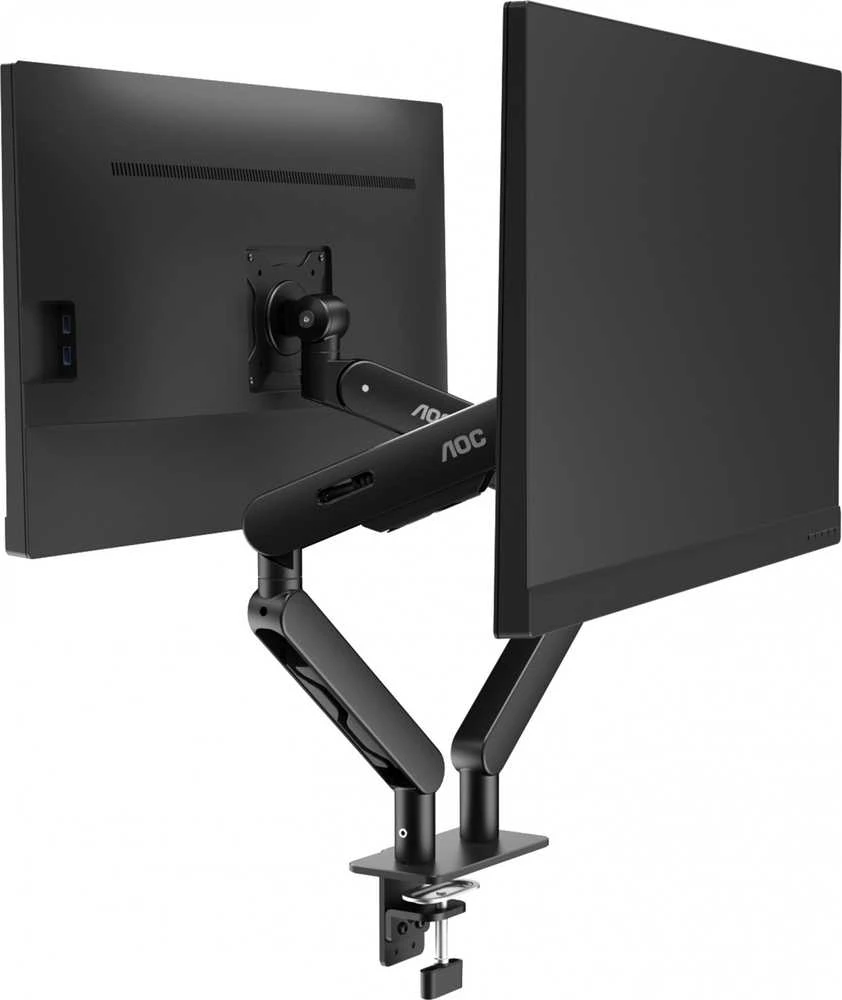 Laikiklis AOC AM420 Dual Monitorius Arm - juodas