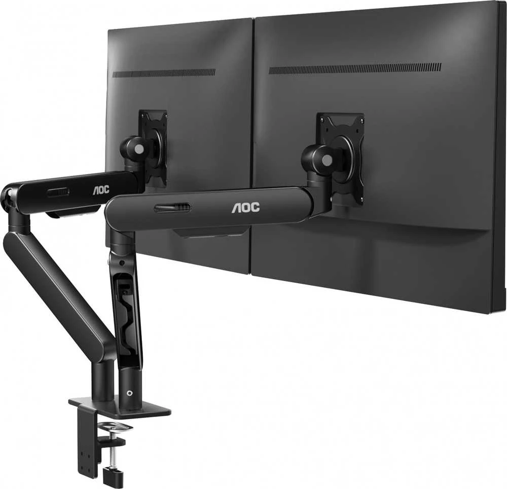 Laikiklis AOC AM420 Dual Monitorius Arm - juodas