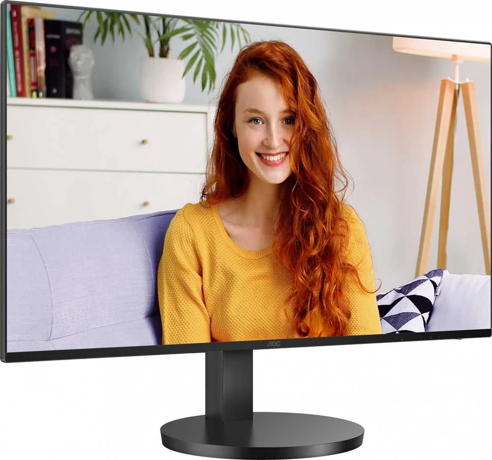 Monitorius AOC 27B3CF2 27 colių 1920x1080 100Hz IPS Flat H/A 110mm 65W USB-C Dock AdaptiveSync USB HUB GARSIAKARIAI Žemas Mėlyna Light USBC HDMI 250cd/m2
