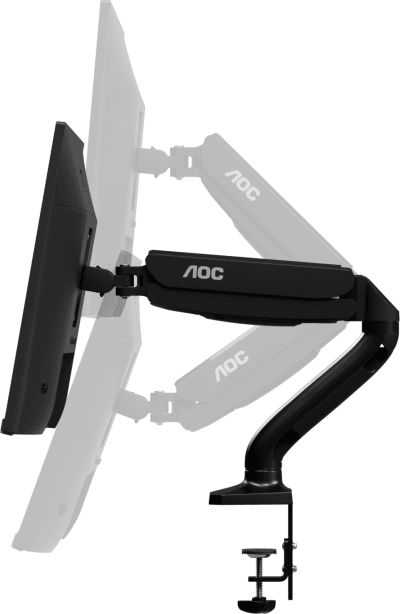 Laikiklis AOC AS110D0 Monitorius Mount, Juodas