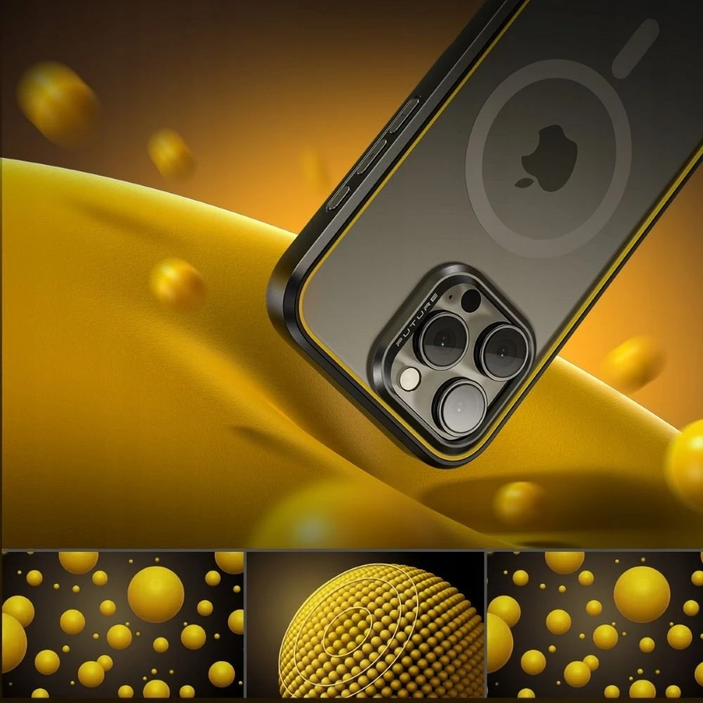 „AOHi The Future“ natūralaus titano „iPhone 16 Pro Max“ apsauginis dangtelis