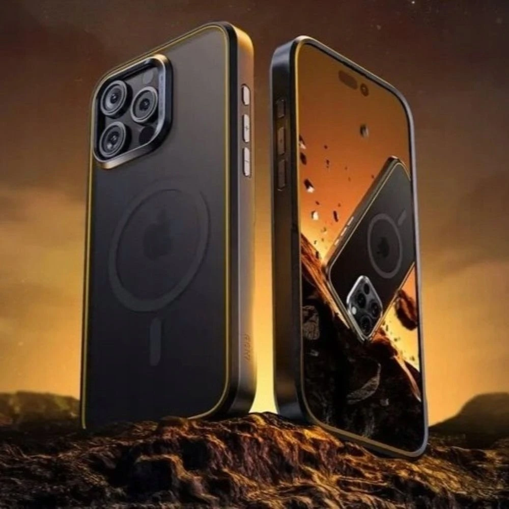 „AOHi The Future“ natūralaus titano „iPhone 16 Pro“ apsauginis dangtelis