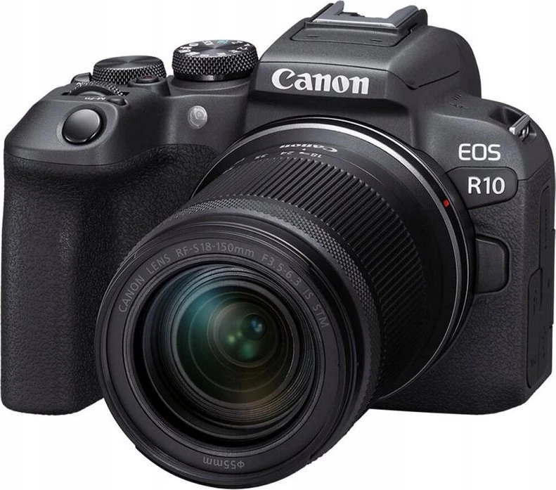 „Canon“ | D.CAM EOS R10 RF-S 18-150 IS STM EU26 | 24,2 megapikselių | Vaizdo stabilizatorius | ISO jautrumas (maks.) 32000 | „Wi-Fi“ | Vaizdo įrašymas | Rankinis valdymas | CMOS | Juodas