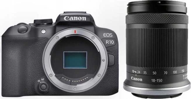„Canon“ | D.CAM EOS R10 RF-S 18-150 IS STM EU26 | 24,2 megapikselių | Vaizdo stabilizatorius | ISO jautrumas (maks.) 32000 | „Wi-Fi“ | Vaizdo įrašymas | Rankinis valdymas | CMOS | Juodas