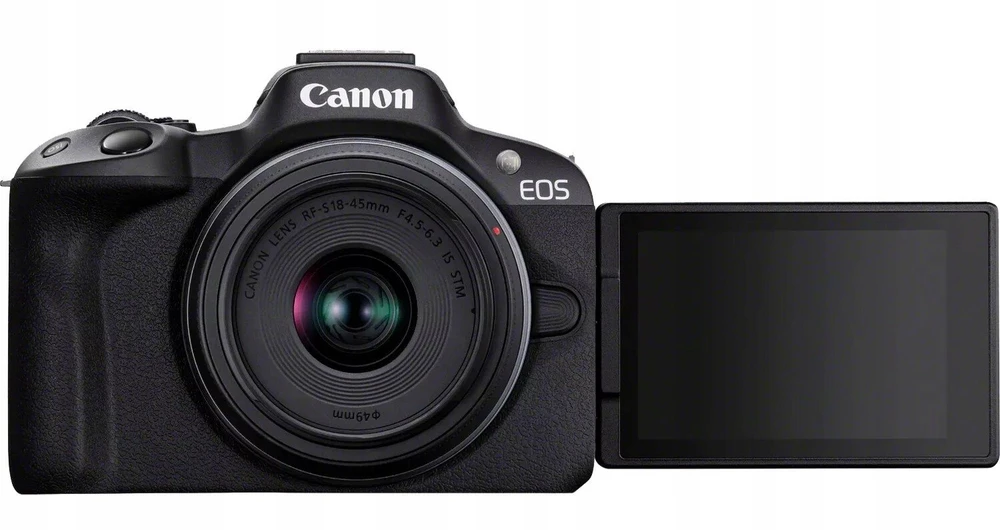 „Canon EOS R50“ + RF-S 18–45 mm + RF 75–300 mm