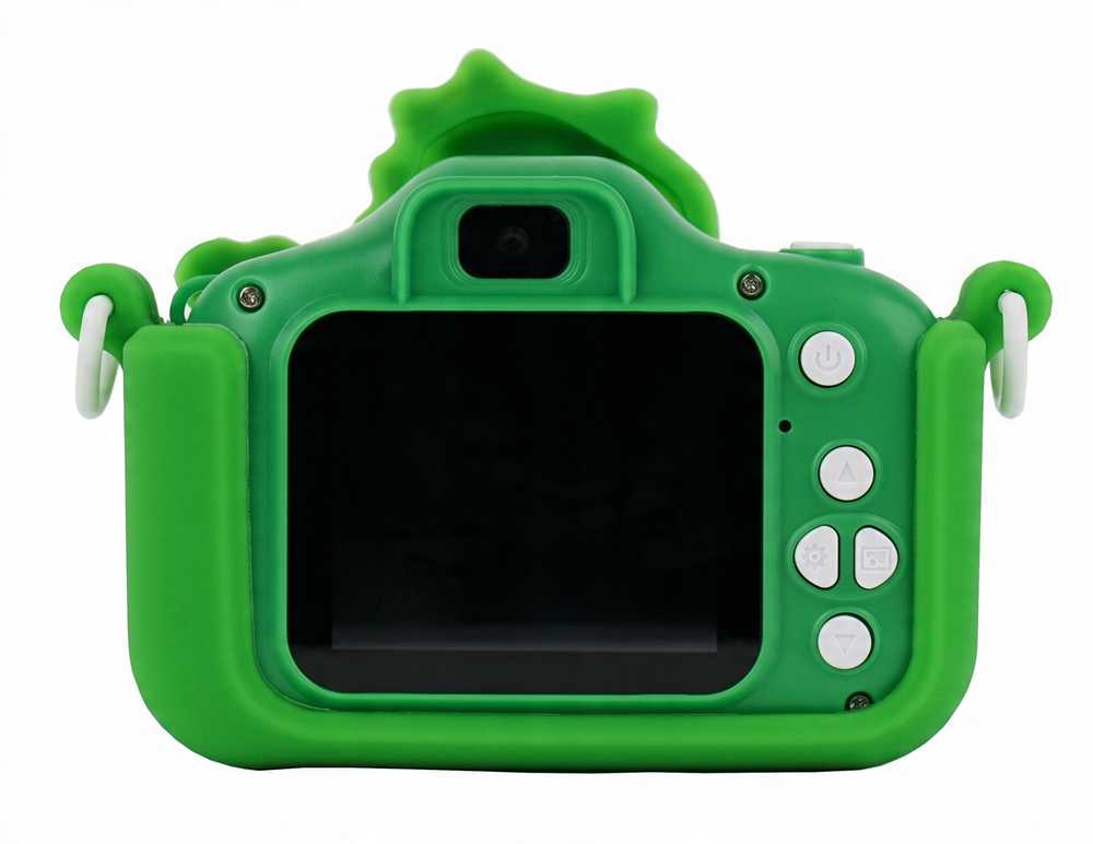 48 MP skaitmeninis fotoaparatas 1080p vaikams 5x MP3 žaidimai Xrec X2 / dinozaurų žalias