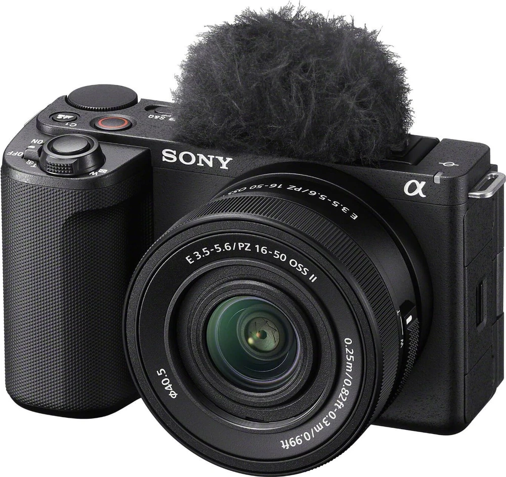 Sony ZV-E10 II + 16-50 mm f/3.5-5.6 OSS vaizdo dienoraščių rašymui