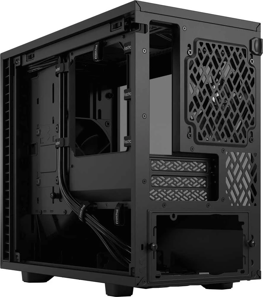 „Fractal Design“ | „Define 7 Nano“ | Šoninis langas | Juodas TG Light Tint | Mini ITX, Mini-DTX | ATX