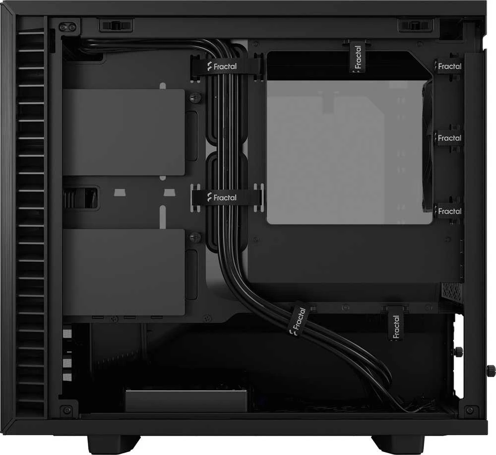 „Fractal Design“ | „Define 7 Nano“ | Šoninis langas | Juodas TG Light Tint | Mini ITX, Mini-DTX | ATX