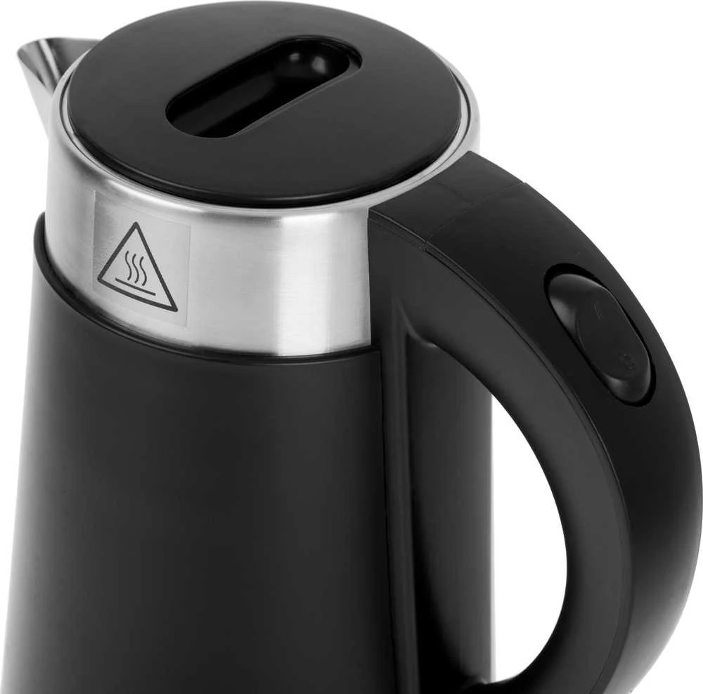 Adler | Virdulys | AD 1372 | Electric | 800 W | 0.6 L | Plastic/Nerūdijantis plienas | 360° rotational base | Juodas