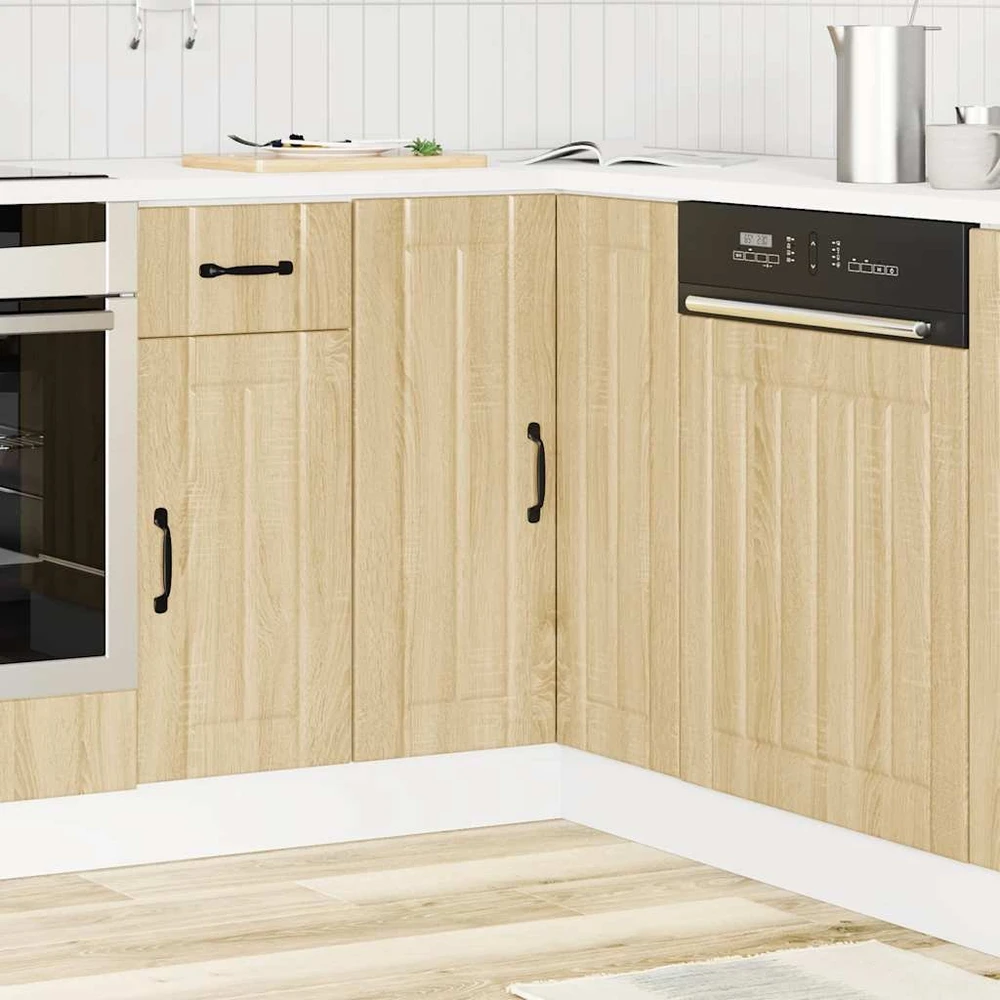 virtuvės kampinė spintelė "Lucca" Sonoma Oak Engineered Wood