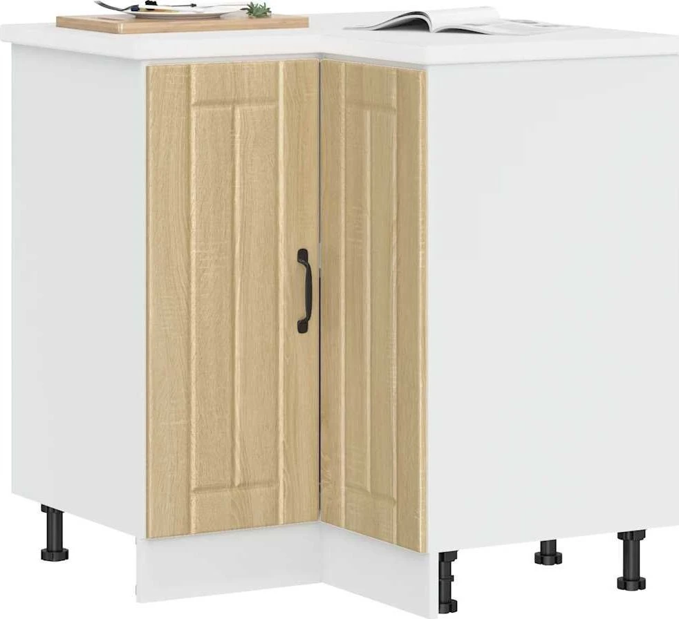 virtuvės kampinė spintelė "Lucca" Sonoma Oak Engineered Wood