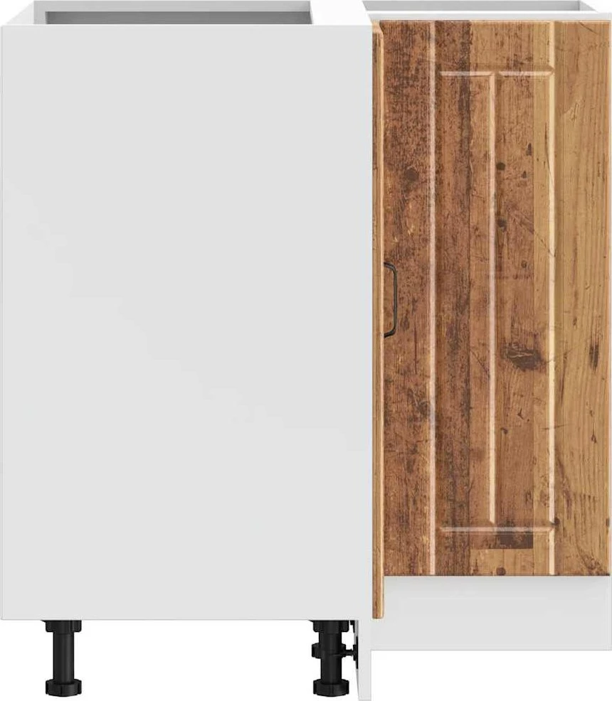 virtuvės kampinė spintelė "Lucca" Old Wood Engineered Wood