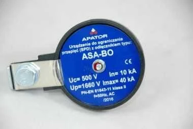 Apator viršįtampio iškroviklis ASA 500-10BO+D+K plika linija su skyrikliu (63-930218-071)