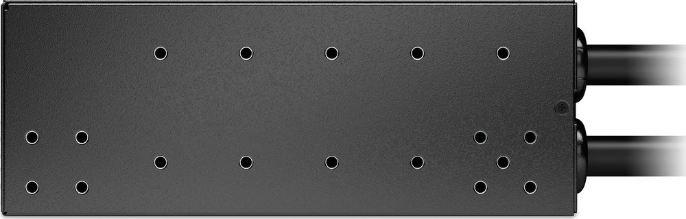 APC stovas ATS, 230V, 32A, (16)C13 (2)C19 išvestis, 2U, IEC 309 32A 2P+E (2) (2,44m)