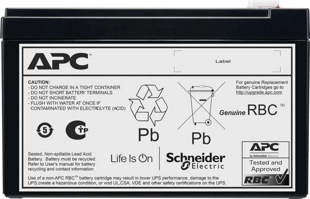 APC REPLACEMENT BATTERY CARTRIDGE VRLA 7AH 12V DC