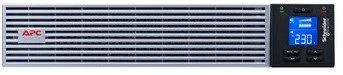 APC Easy UPS On-Line, 1000 VA / 900 W ličio jonų, stelažas / bokštas 2U, 230 V, 6 IEC C13 lizdai, išmanusis kortelės lizdas, su bėgelio rinkiniu