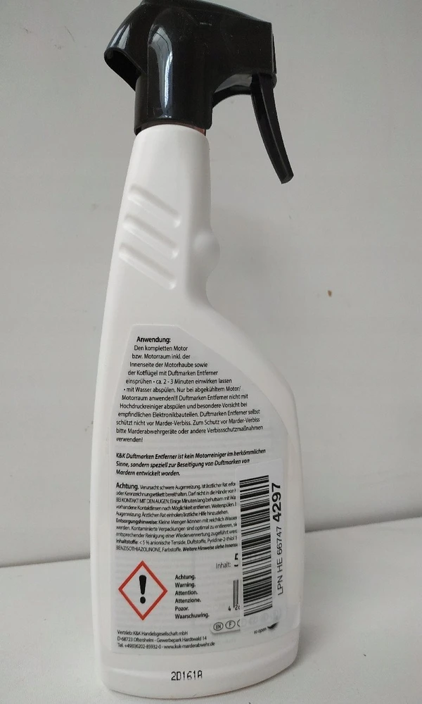 K K Handelsgesellschaft APC K & K meškėnų kvapo valiklis 500ml