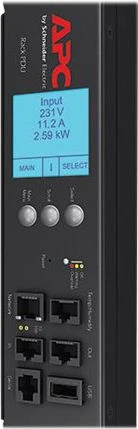 APC RACK PDU 2G, ĮJUNGTAS, ZEROU, 16A, 100-240V, (7) C13 ir (1) C19