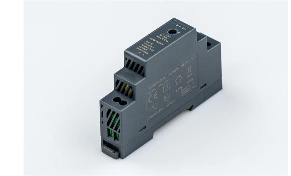 IŠJUNGIMO MAITINIMO TAIKYMAS DIN bėgeliui ESPE HDN-1524 24V/15W/0.63A