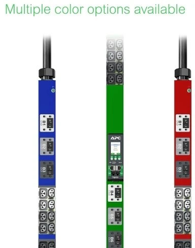 APC NetShelter Rack PDU Advanced, perjungiamas, 34,6 kW, 3 fazių, 415 V, 60 A, 560P6, 42 lizdai