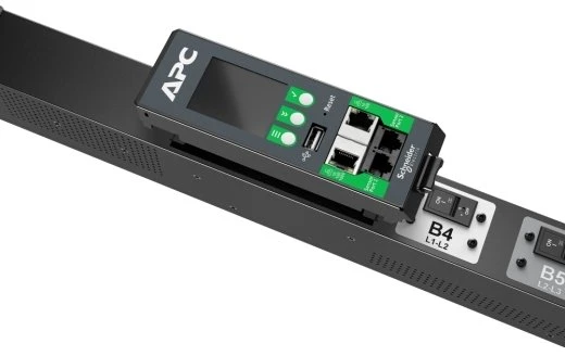 APC NetShelter Rack PDU Advanced, perjungiamas, 34,6 kW, 3 fazių, 415 V, 60 A, 560P6, 42 lizdai