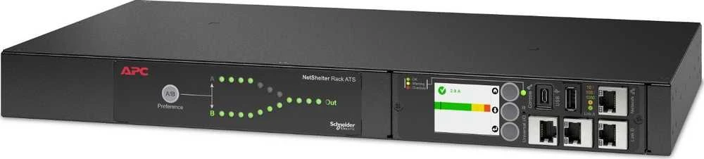APC RACK ATS, 230V, 10A, C14 IN, (12) C13 OUT