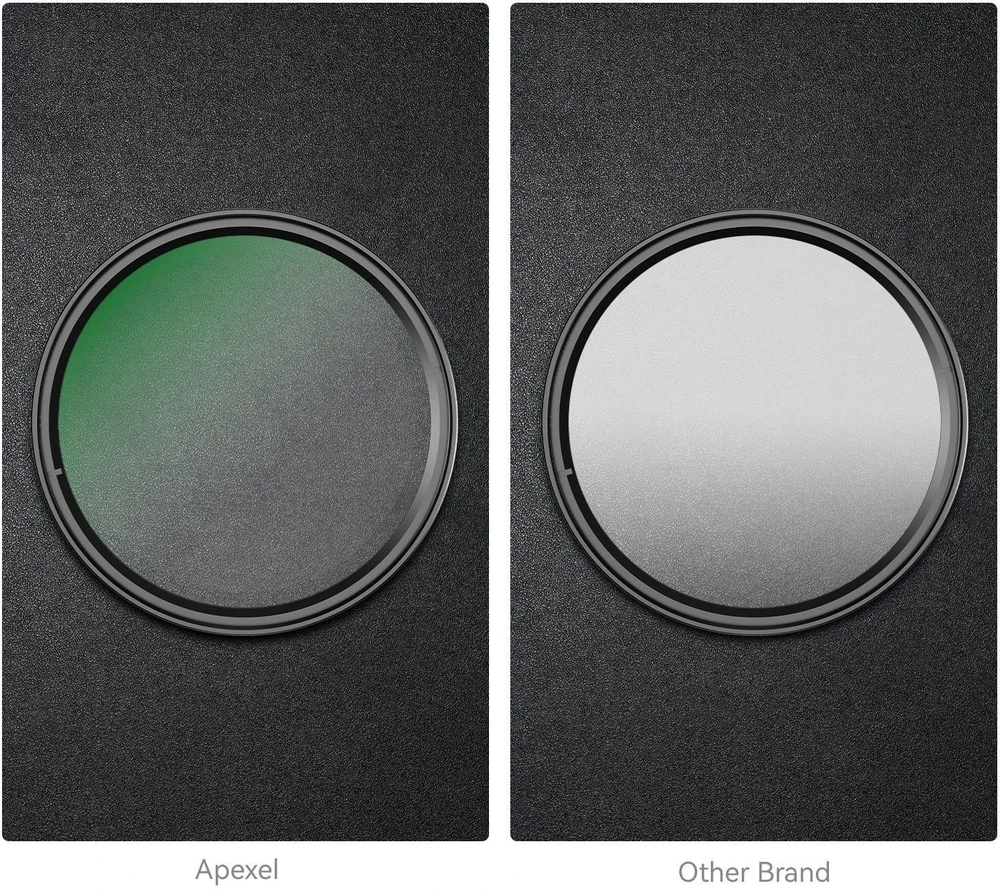 Apexel Apexel Cpl UV Star telefono filtro rinkinys 67 mm spaustuko adapteris 52 mm / APL-67FL3s