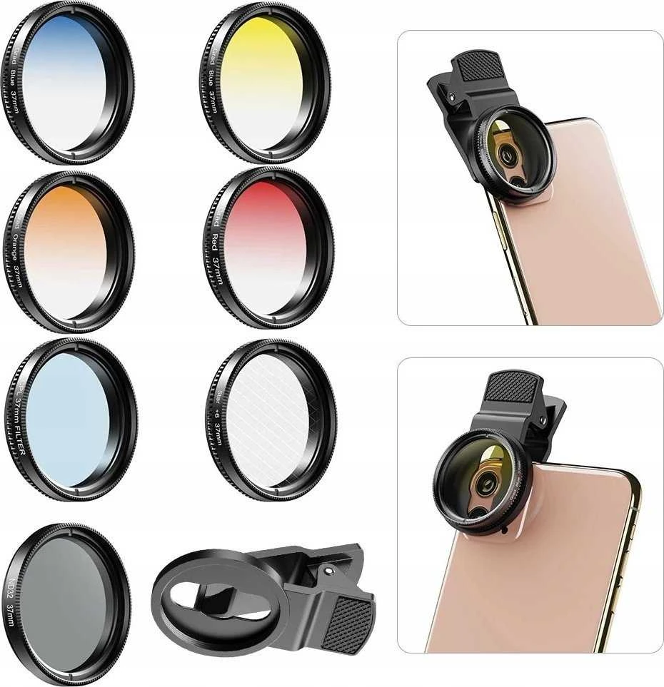 Apexel Filtras rinkinys 7in1 Apexel Filtras telefonui / Apl- 37UV-7g