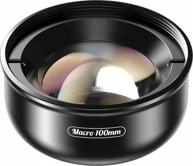 Apexel makro objektyvas, skirtas telefono išmaniajam telefonui 100 mm HD + LED lempa 40 / Cri 95+ / Apl-hb100fl23