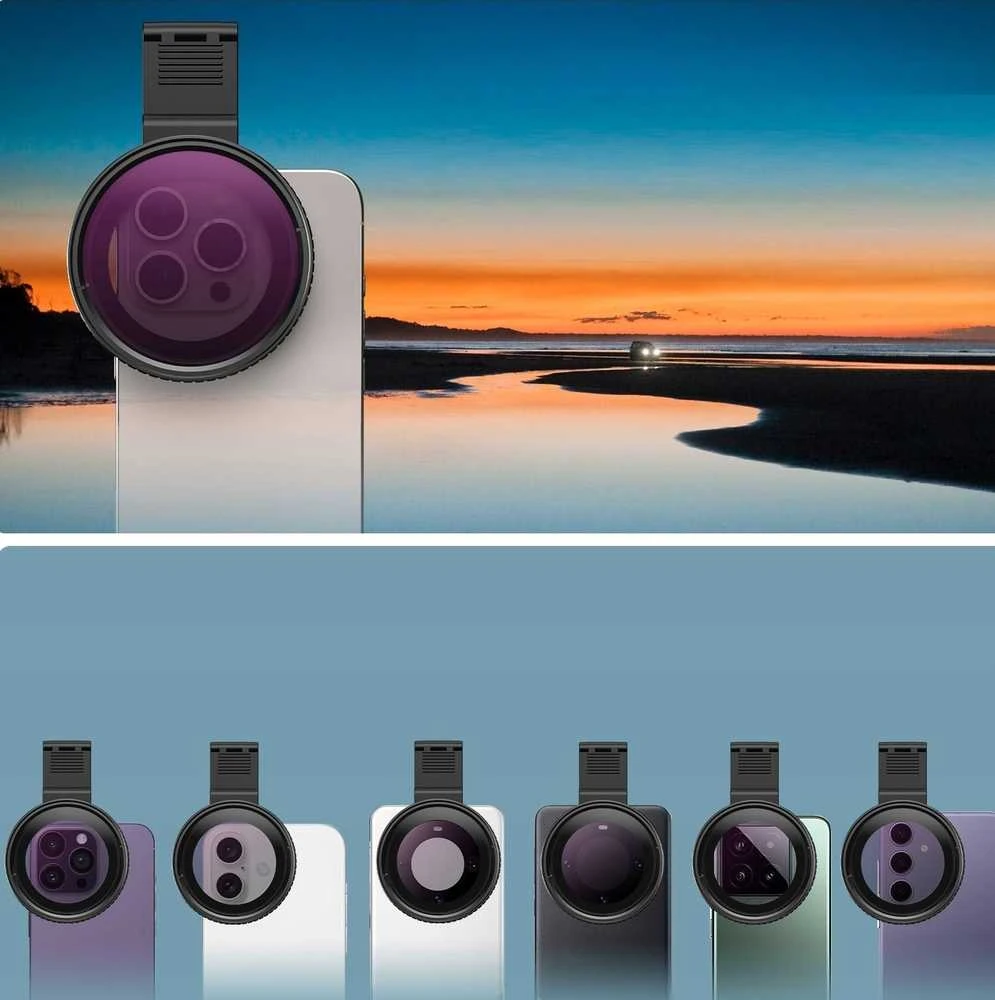 „Apexel Lens“ objektyvo filtrai CPL poliarizuotas 67 mm rago formos ISO dažnis telefonui / APL-67CPL