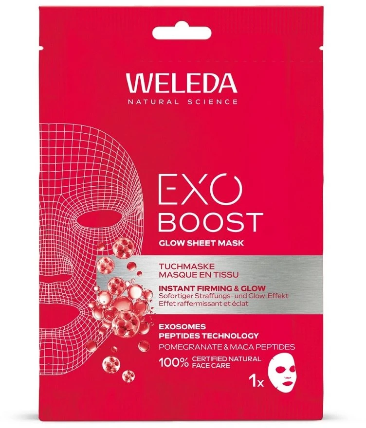 Weleda Exo Boost švytinti veido kaukė 20ml