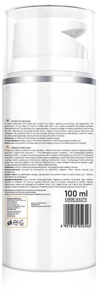 Apis Adeno-C Flash Glow energizuojantis kremas su 10 % vitamino C ir 1 % adenozino, 100 ml