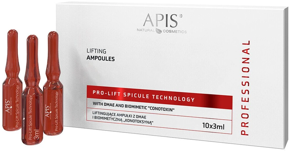 Apis Apis Pro-Lift Spictule Technology Liftingujące ampułki su DMAE i biomimetyczną konotoksyną 3ml
