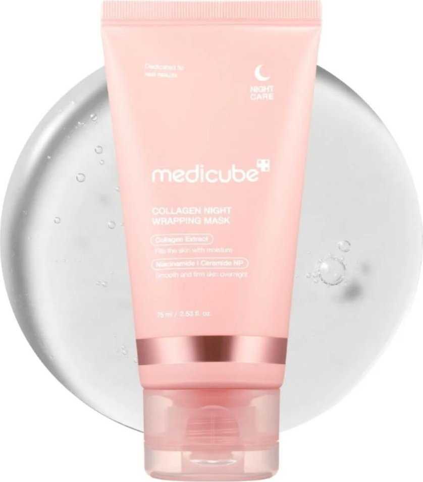 Medicube Collagen Night Wrapping Mask naktinė veido kaukė, 75 ml
