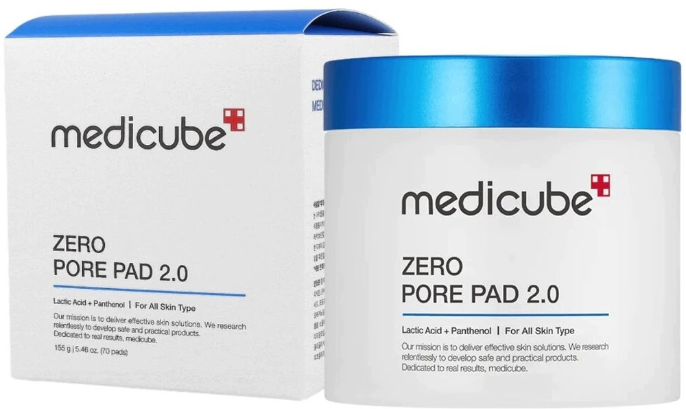 Medicube Zero Pore Šveičiamieji Veido Padeliai 2.0, 70 vnt. / 155 g.