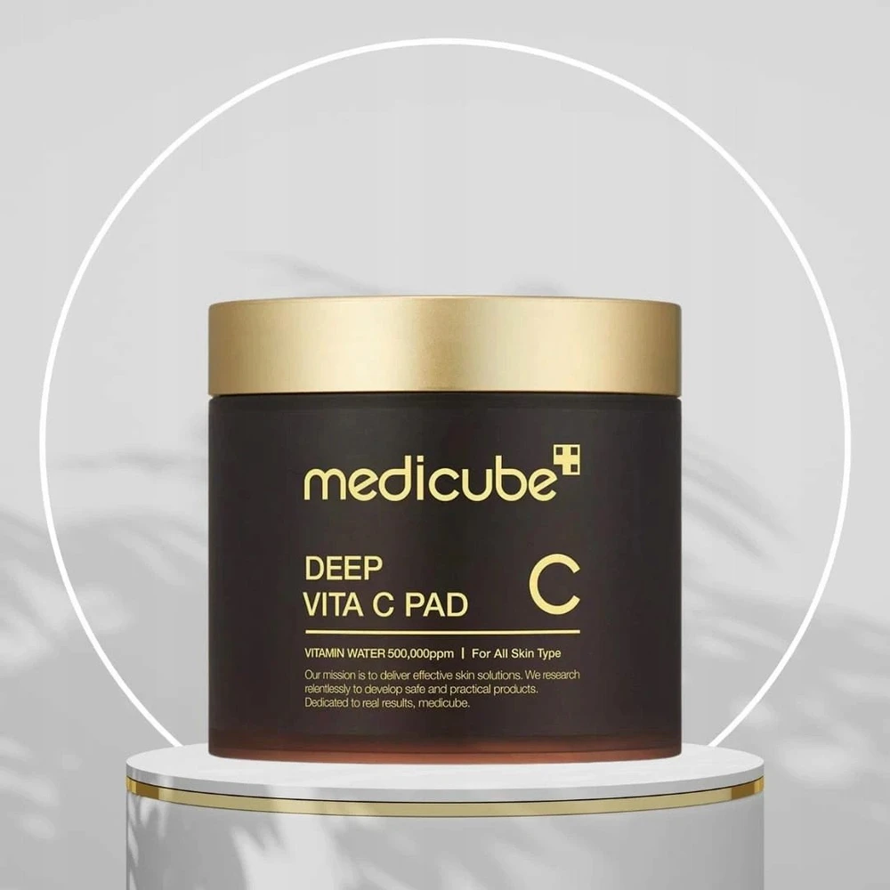 Medicube - Deep Vita C Pad - Brightening Facial Flaps with Vitamin C - Tonizuojantys veido padeliai su vitaminu C, 70 vnt/150 g