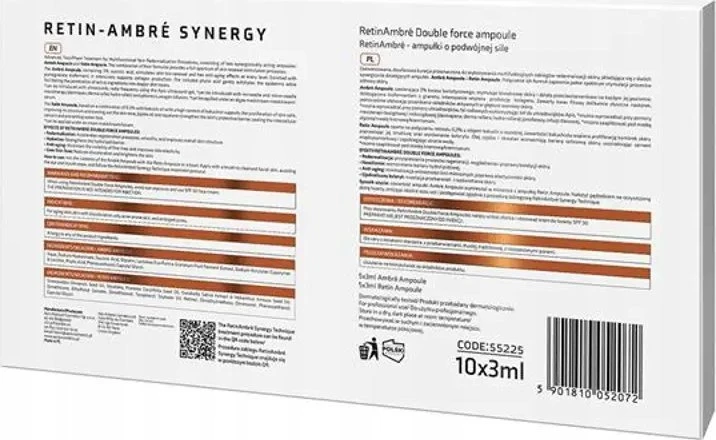 Apis Retin - Ambre Synergy Ampułki O Podwójnej Sile 10x3ml