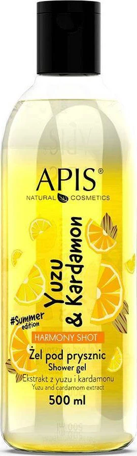 Apis Harmony Shot Juzų ir Kardamono dušo želė 500 ml