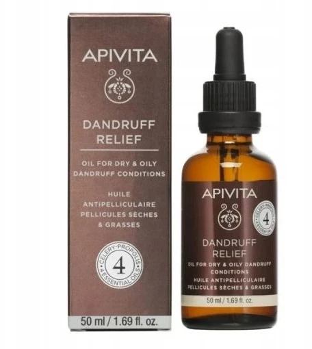 "Apivita" aliejus nuo sausų pleiskanų 50ml