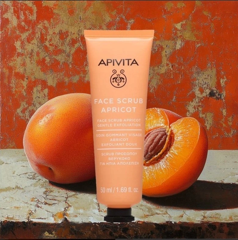 "Apivita" abrikosų veido šveitiklis 50ml