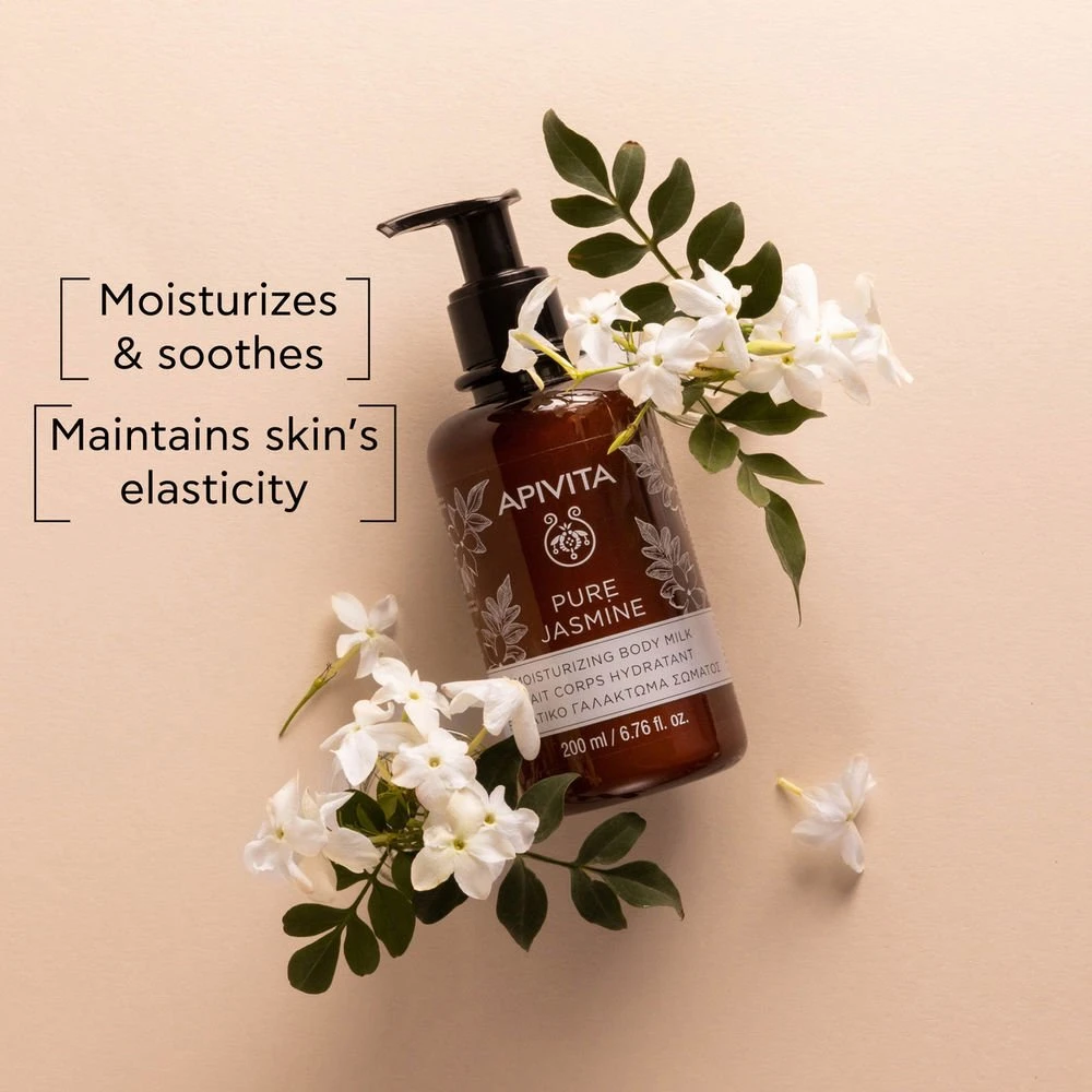 "Apivita Pure Jasmine" drėkinamasis kūno pienelis 200ml