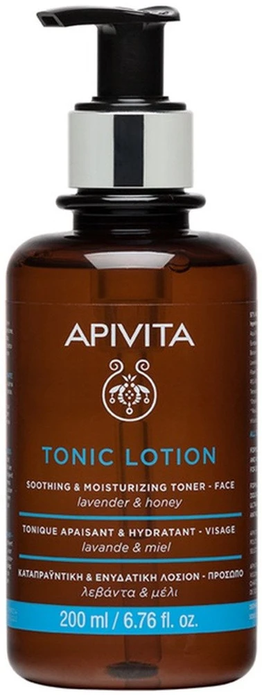 "Apivita Tonico" raminanti levandų ir medaus odos priežiūros priemonė 200ml