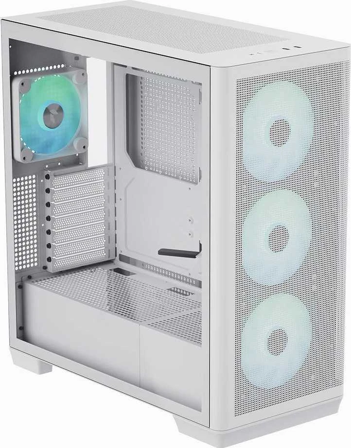 Aerocool APNX C1-R-WT-v1 „Midi Tower“ Balta