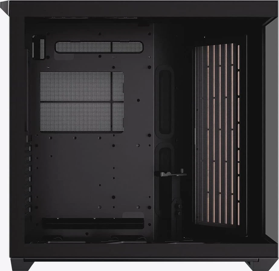 APNX V1 PC-kompiuterio korpusas, Midi-Tower, ATX, Tempered Glass – Holz, juodos spalvos