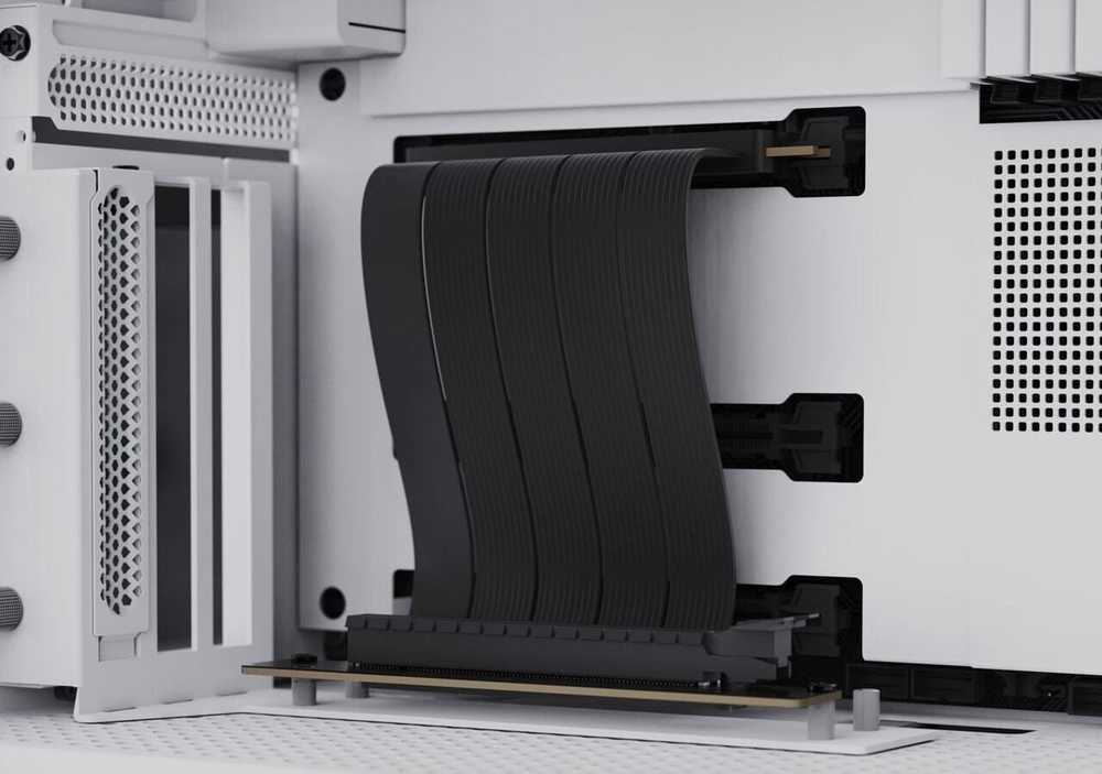 APNX Vertical GPU Mounting Kit 2 – baltos spalvos