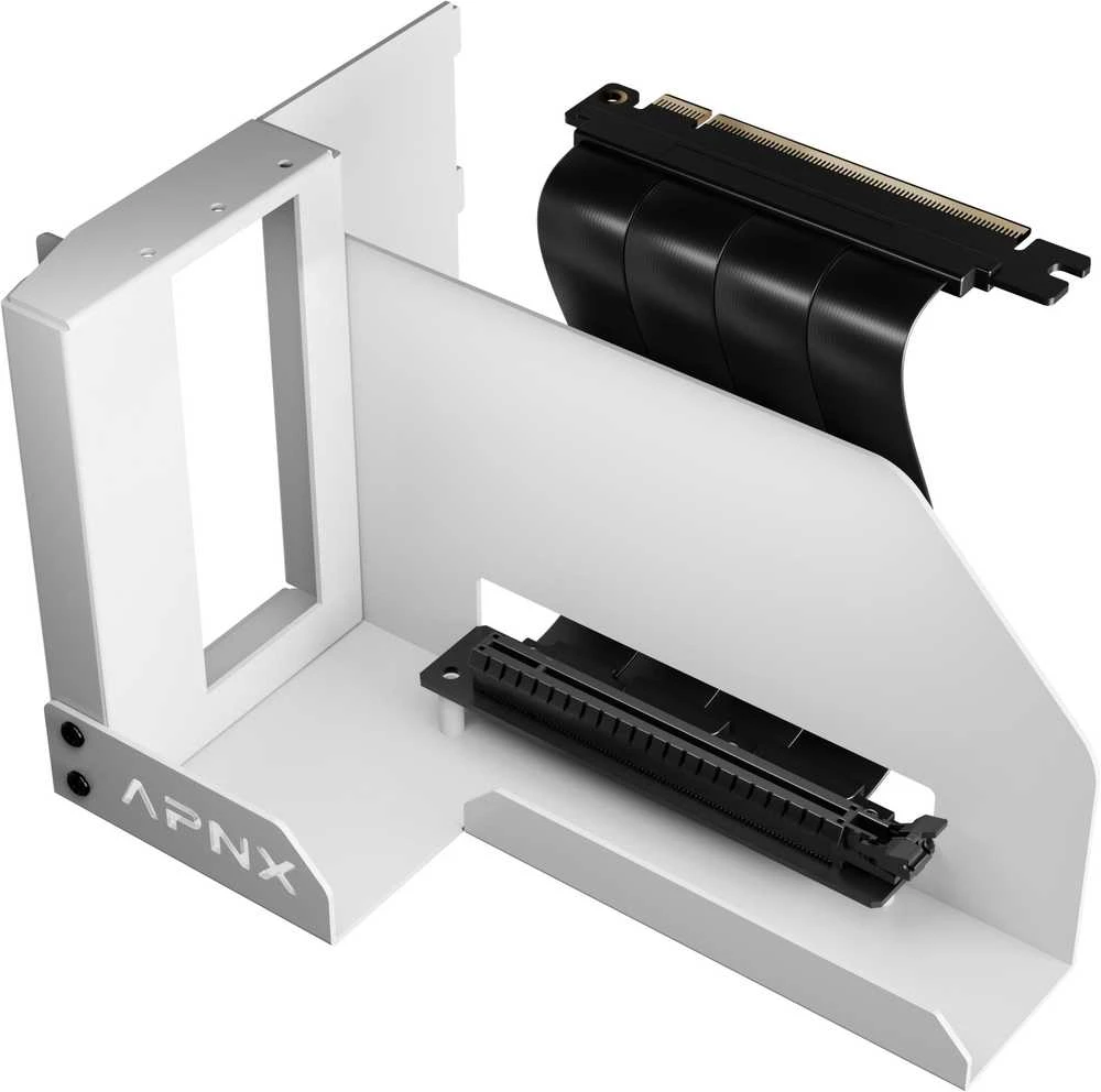 APNX Vertical GPU Mounting Kit 2 – baltos spalvos